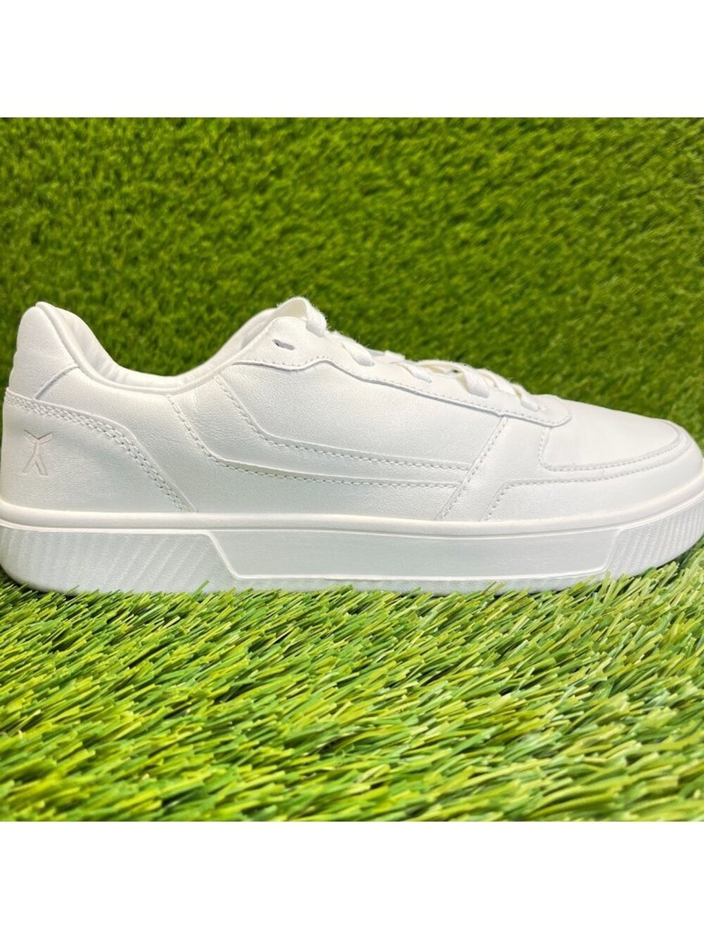 Flux Footwear Adapt Leather Trainer White Mens Size 8.5 Athletic Walking Shoes